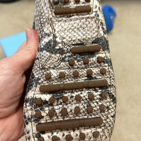 Cole Hasn snakeskin driving moccasins gently worn 7 1/2 - Picture 2 of 3